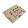 thumbnail image 1 of Dementia  Board, Sensory Board Anxiety Relief Memory Aid Locks Wooden  For Autism, 1 of 8