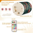 thumbnail image 5 of Yayeee Flameless Candles with Remote Flickering Battery Operated Multi Color Changing, Floral Christmas, 5 of 7