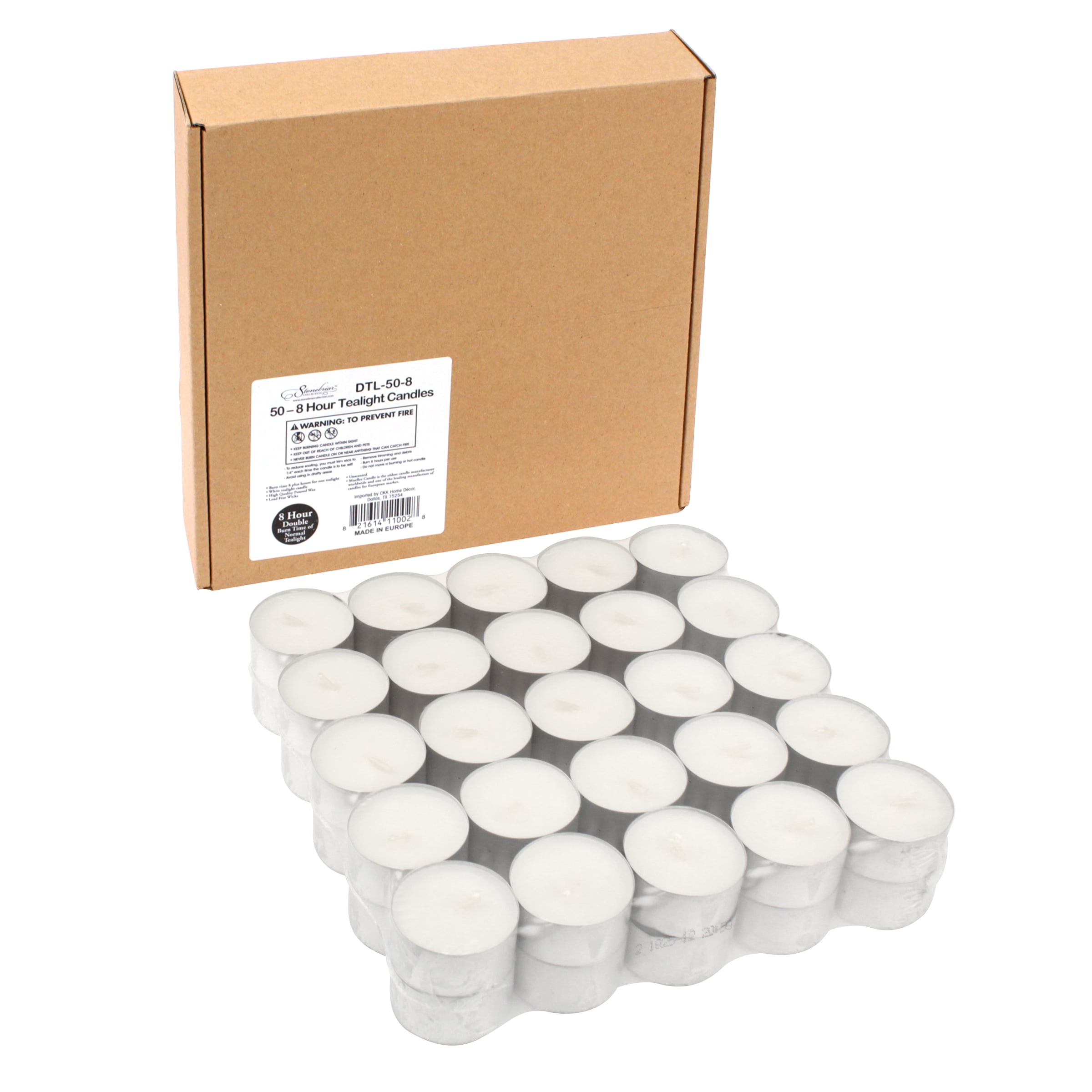250 Tea Night Lights Candles 8 HOUR LONG BURN Unscented Tealights Nightlight 8HR
