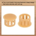 thumbnail image 4 of Uxcell 32Pcs Plastic Hole Plugs, Flush Type Panel Hole Plugs Insert End Caps for Locking Hole Furniture Cabinet 12mm Orange, 4 of 6