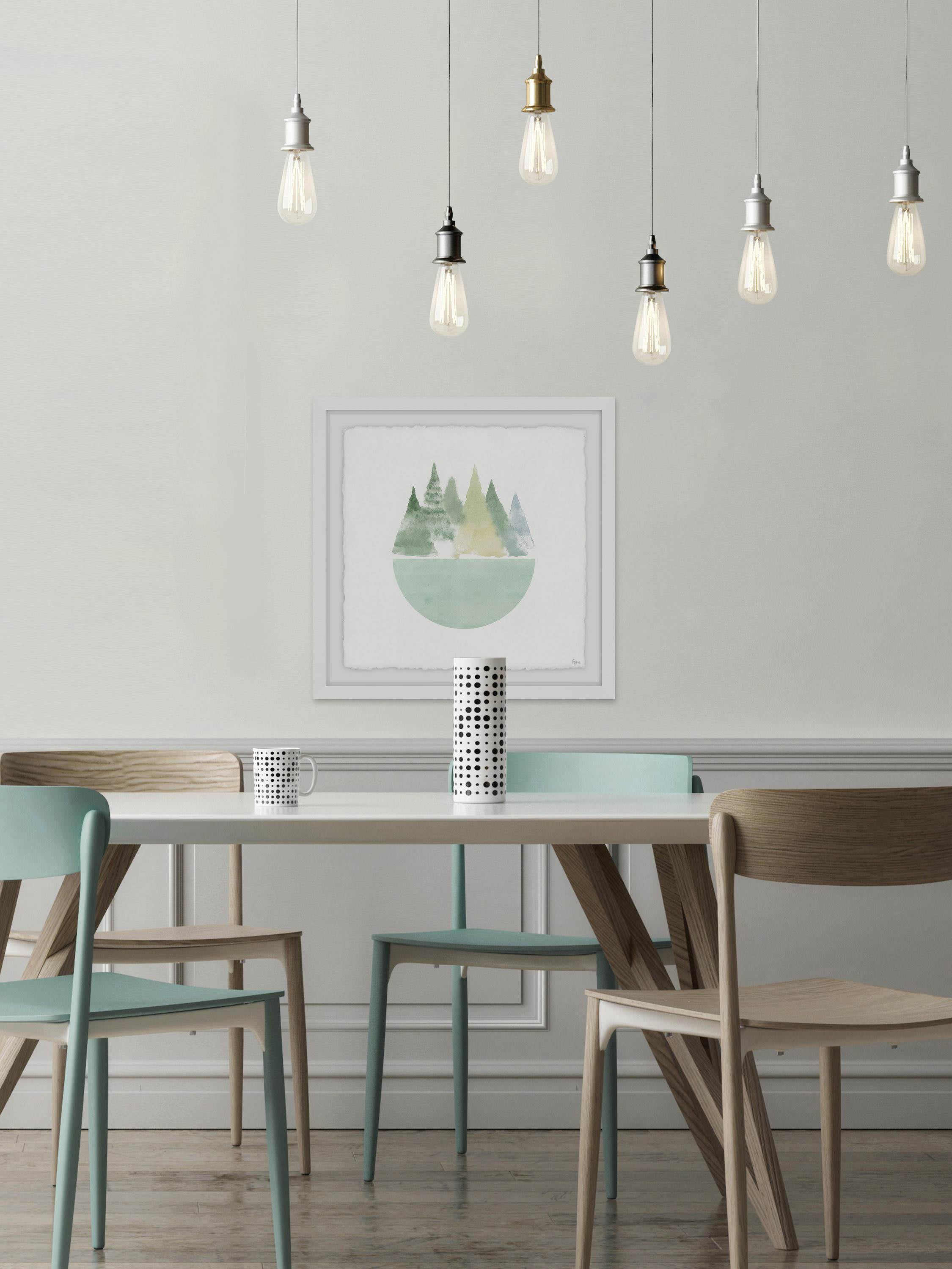 Tree Place Framed Painting Print
