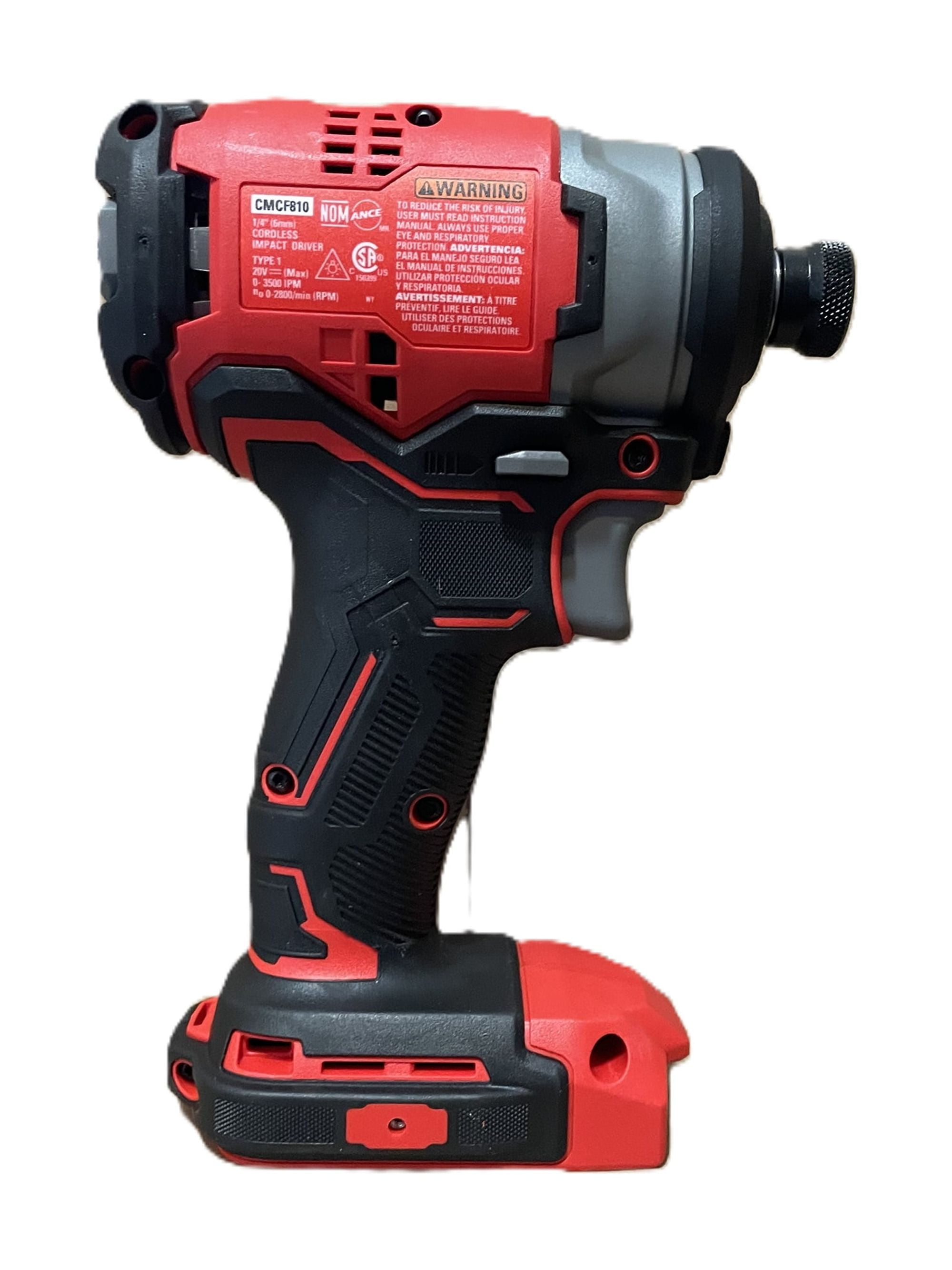 CRAFTSMAN V20 Brushless Cordless Impact Driver , 1/4 inch TOOL ONLY SPECIAL PURCHASE