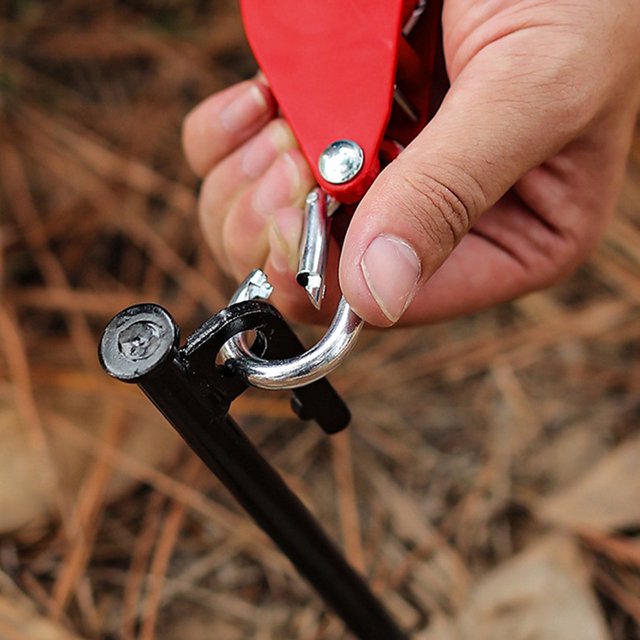 Sujetador De Cuerda Tensor de polea de 4mm y 4m sujetador de cuerda de viento reflectante con mosquetón para acampar Sywqhk Para Estrenar
