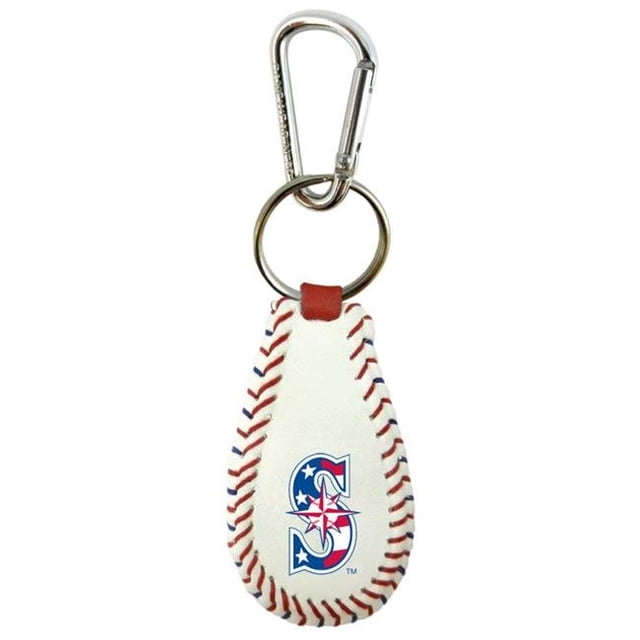 Seattle Mariners Classic Baseball Stars & Stripes Keychain
