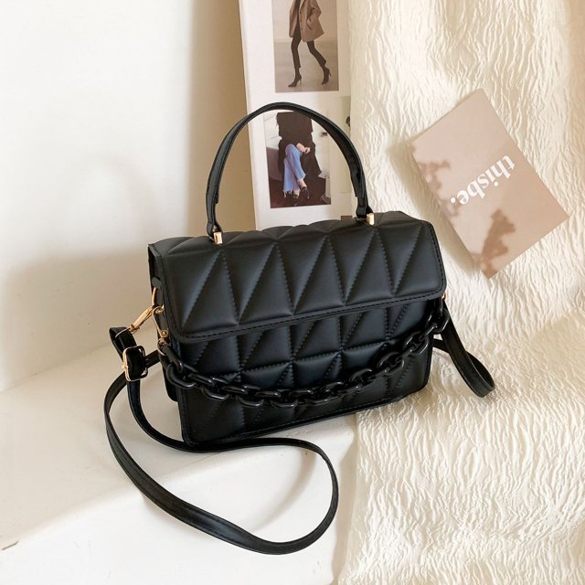 2023 Nuevo Bolso Bandolera Mujer Cross/Negro Original Bolso De Hombro De Cadena