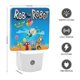 thumbnail image 2 of Rob el Robot Luz nocturna LED con sensor de anochecer a amanecer para dormitorio, baño, pasillo, escaleras - Lámpara LED nocturna de enchufe, 0.5W - 1 pieza, 2 of 6
