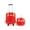 Red, variant on 2pcs/Set Travel Bag Luggage Storage for Sports Gym with Lining and Shoulder Strap for Men, Women (Black)