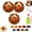 4-inch - 3 pcs, variant on 4In/10In Autumn Harvest Pumpkin Diamond Art Hanging Ornament Kit, DIY Hanging Diamond Art Fall Pendant Kit, with Sunflowers Maple Leaves Berries, Crystal Hanging Ornament Sign for Home Decor