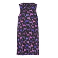thumbnail image 3 of Dachshund, lavender, rose and fuchsia Spring Summer Dresses for Women Fashion T-shirt Dress Casual Sleeveless Loose Sundress with Pockets, 3 of 5