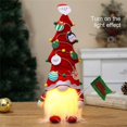 thumbnail image 4 of Gnomos navideños Muñeco de elfo de peluche Adornos navideños Gnomos suecos Adornos escandinavos para rojo, 4 of 5