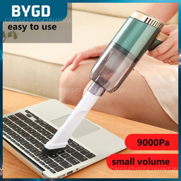 Mini Usb Vacuum Cleaner 9000pa Portable Multifunctional Cyclone Suction Vacuum Cleaner Car Accessories Dust And Mite MachineBlackRussian Federation He Qiyong unisex