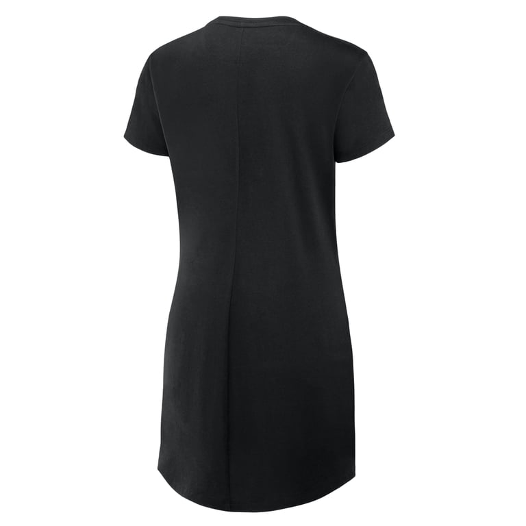 Women's Fanatics Black Las Vegas Raiders Ruched Drape T-Shirt Dress -  Walmart.com