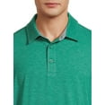 Men’s & Big Men's Jersey Knit Polo Shirt with Short Sleeves, Sizes S3XL