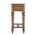 thumbnail image 4 of Butler Specialty Company Rashmi 21"W Rectangular Teak & Bone End Table - Brown, 4 of 7