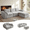 Gray, variant on 108" Modern Cloud Couch, Plush L Shaped Sectional Couch with Ottoman, Comfy Boneless Couch Modular Sofa, High-Density Memory Foam Deep Seat, No Assembly Required, Pet-Friendly, Black