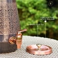 thumbnail image 2 of Antique Pure Copper Water Dispenser (Matka) 5 Liters | Leak Proof Water Container Pot With Tap For Ayurvedic Health Benefits, 2 of 4