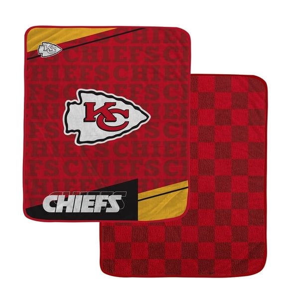 Pegasus Kansas City Chiefs 60" x 70" Diagonal Ghost Checkered Double-Sided Blanket