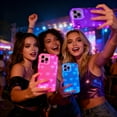 thumbnail image 3 of LED Bowknot Phone Case,Built-in Light Up Phone Case, Fashion LED Flash Protective Cover for Phone X/11/12/13/14/15/16/17, Perfect for Parties and Daily Use, 3 of 6