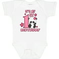 thumbnail image 3 of Inktastic It's My First Birthday with Panda Bear Girls Baby Bodysuit, 3 of 5