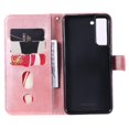 thumbnail image 4 of Estuche de Cuero PU con Cierre para Samsung Galaxy S21 FE 5G , Funda Protectora con Billetera y Correa, 4 of 6