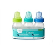 Evenflo Baby Boys' 3-Pack Baby Bottles (4 oz.) - mint/blue, one size