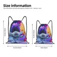 thumbnail image 2 of Zufioo Trolls Band Together Print Sports Cinch Sack Gym String Bags Machine Washable Heavy Duty String Backpack for Men Women-Medium, 2 of 6