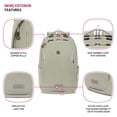 thumbnail image 3 of Mochila SwissGear Shield Sage Grey para portátil de 16 pulgadas, 3 of 9