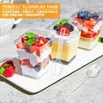 thumbnail image 3 of 50 Pack 5oz Plastic Dessert Cups with Lids and Spoons, 3 of 9