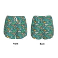 thumbnail image 5 of Lsque Jungle Animals Printed Women's Running Shorts with Liner Pockets,Elastic Quick Dry Workout Athletic Gym Yoga Shorts,Womens High Waist Shorts-Small, 5 of 9
