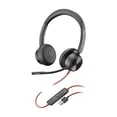 thumbnail image 1 of Poly - Auriculares con cable Blackwire 8225 con micrófono boom (Plantronics) - Auriculares para computadora de doble oreja (estéreo) - USB-A para conectar a su PC/Mac - Cancelación activa de ruido - F, 1 of 3