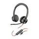 thumbnail image 1 of Poly - Auriculares con cable Blackwire 8225 con micrófono boom (Plantronics) - Auriculares para computadora de doble oreja (estéreo) - USB-A para conectar a su PC/Mac - Cancelación activa de ruido - F, 1 of 3