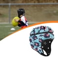 thumbnail image 6 of Rugby Headguard Football Helmet Scrum Cap High Density Foam Padding Adjustable Fit Kids Soccer Goalkeeper, 6 of 9