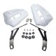 thumbnail image 5 of 2 piezas de guardamanos grandes para motocicleta Touring, hardware de montaje, repuesto duradero blanco, 5 of 9