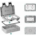 thumbnail image 5 of IP66 Outdoor Waterproof Socket with Switch, Waterproof Junction Box, Double Wall Outdoor Socket, 5 of 5
