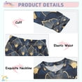 thumbnail image 3 of FORMRS Kids Pajama Set Cotton Long Sleeve Top and Pants 2-Piece Lounge Sleepwear, Sizes 18M-8Y, Elegance Art Pattern, 3 of 6