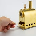 thumbnail image 6 of G-1B Mini Pure Copper Steam Engine Model with Boiler 10x6x15.5cm Creative Gift Set for Physics Education (Boiler Included), 6 of 6