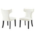 thumbnail image 1 of Side Dining Chair, Nailhead, Set of 2, White, Velvet, Modern Contemporary, Kitchen Room Cafe Bistro Restaurant Hospitality, 1 of 10