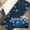 thumbnail image 4 of TIELUTT Christmas Kitchen Carpet and Mat Set 2 of Kitchen Home Winter Floor Mat Floor Decoration Throw Blanket Linen 5x7 Rug Thin Rugs for Living Room Sofa Throw Blanket Soft Area Rug 6x9, 4 of 4