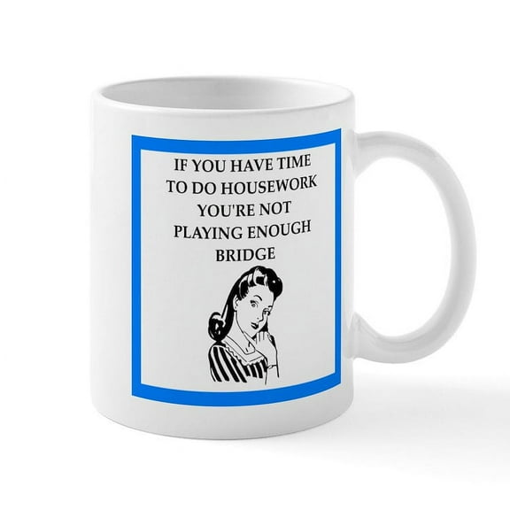 CafePress - Bridge Mugs - 11 oz Ceramic Mug - Novelty Coffee Tea Cup