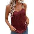 thumbnail image 4 of Lamuusaa Womenacute;s Summer Sequin Cami Tops Spaghetti Strap V-Neck Sparkle Shimmer Loose Sleeveless Tanks Tops, 4 of 7