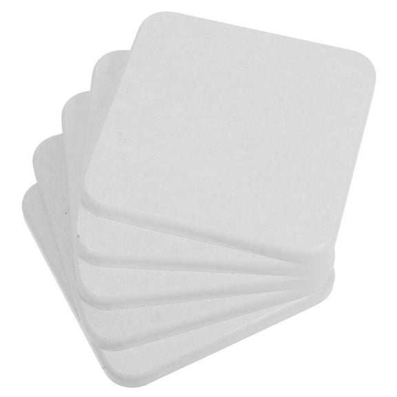 OUNONA Set of 5 Quick-Dry Diatomite Plant Trays, Super Absorbent Indoor Flower Pot Saucers, 10x10cm Stone for Plants