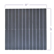 1 X 6 Stack Basalt Stone Mosaic Wall And Floor Tile (10 Sheets)