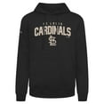 thumbnail image 2 of Men's Levelwear Black St. Louis Cardinals Podium Team Arch Pullover Hoodie, 2 of 3