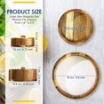 thumbnail image 2 of 2 Pieces Salt Rimmer Kit Margarita Salt Rimmer With Lid 2 Size Glass Bar Rimmer Bamboo Sugar Salt Box for Cocktails, Drinks, 2 of 7