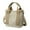 Khaki, variant on Sulgyt Women's Canvas Tote Shoulder Crossbody Bag with Compartments Small Handbag Multi-pocket Top Handle Work Bags, Multi-Pocket Handbag Shoulder Bags Large Capacity