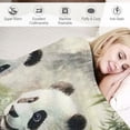 thumbnail image 3 of Orinice Cute Panda Theme Blanket - Soft &amp; Lightweight Cozy  Throw Blanket - Plush Warm Blankets for Sofa, Travel, Bedroom, Office, Home Decor - Ideal Gifts for Adults Kids Women Men   50x60in, 3 of 6