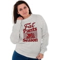 thumbnail image 4 of Fat Pants Season Thanksgiving Turkey Sweatshirt for Men or Women Brisco Brands M, 4 of 6