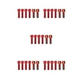 thumbnail image 3 of fastboy Lot de 6 Vis de Potence de Vélo en Acier Inoxydable Montage Hexagonal avec Accessoires de Rondelle Rouge M5x4+M6x2 5Ensemble, 3 of 6