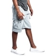 thumbnail image 6 of G-Style USA Men's Fleece Heavyweight Cargo Sweat Shorts FS76 - GREY - Large, 6 of 7