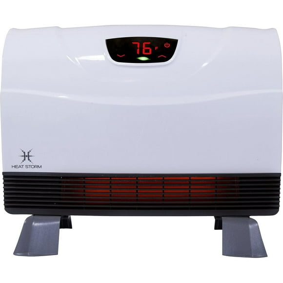 Heat Storm 750-1500 Watt Infrared Space Heater, White
